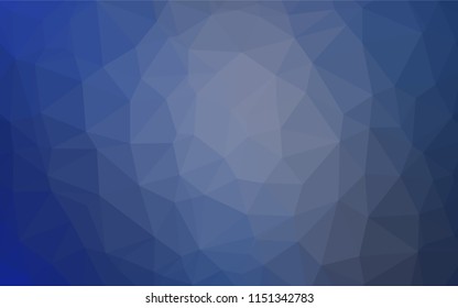Light BLUE vector shining hexagonal template. Colorful illustration in abstract style with gradient. A completely new template for your business design.