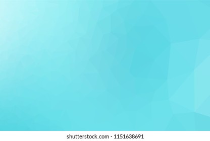 Light BLUE vector shining hexagonal template. Shining colored illustration in a Brand new style. Brand new style for your business design.