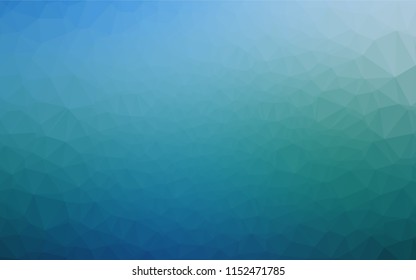 Light BLUE vector shining hexagonal background. Colorful illustration in abstract style with gradient. A completely new design for your business.