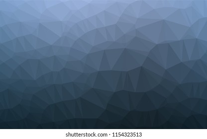 Light BLUE vector shining hexagonal background. Brand new colored illustration in blurry style with gradient. The best triangular design for your business.