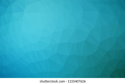 Light BLUE vector shining hexagonal template. Brand new colored illustration in blurry style with gradient. The elegant pattern can be used as part of a brand book.