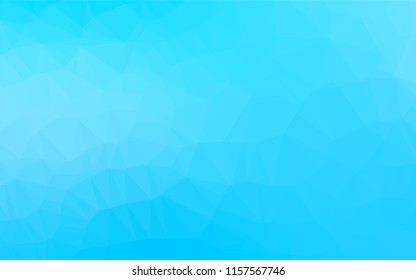 Light BLUE vector shining hexagonal template. Modern geometrical abstract illustration with gradient. The completely new template can be used for your brand book.
