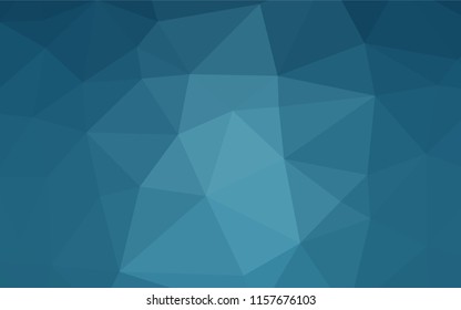 Light BLUE vector shining hexagonal pattern. Glitter abstract illustration with an elegant design. Brand new design for your business.
