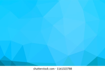 Light BLUE vector shining hexagonal background. Colorful illustration in abstract style with gradient. The template can be used as a background for cell phones.