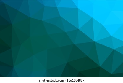 Light BLUE vector shining hexagonal pattern. A vague abstract illustration with gradient. Brand new design for your business.