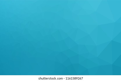 Light BLUE vector shining hexagonal pattern. Glitter abstract illustration with an elegant design. The polygonal design can be used for your web site.
