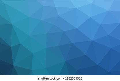 Light BLUE vector shining hexagonal template. Glitter abstract illustration with an elegant design. A completely new design for your business.