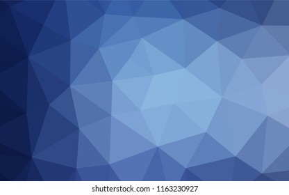Light BLUE vector shining hexagonal pattern. Brand new colored illustration in blurry style with gradient. A completely new template for your business design.