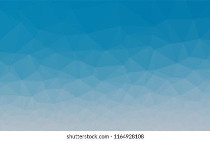 Light BLUE vector shining hexagonal template. A sample with polygonal shapes. A new texture for your design.