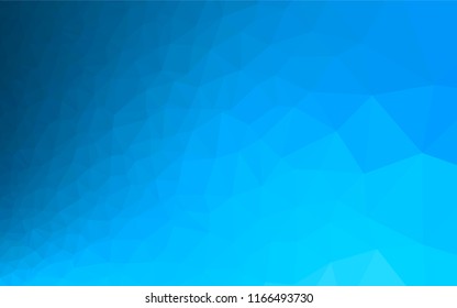 Light BLUE vector shining hexagonal background. An elegant bright illustration with gradient. A completely new design for your business.
