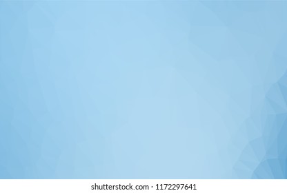 Light BLUE vector shining hexagonal pattern. A completely new color illustration in a vague style. A new texture for your design.