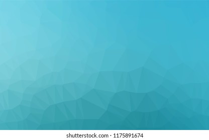 Light BLUE vector shining hexagonal template. Modern geometrical abstract illustration with gradient. The template can be used as a background for cell phones.