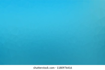 Light BLUE vector shining hexagonal pattern. Creative geometric illustration in Origami style with gradient. The textured pattern can be used for background.
