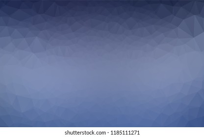 Light BLUE vector shining hexagonal background. Creative illustration in halftone style with gradient. The polygonal design can be used for your web site.