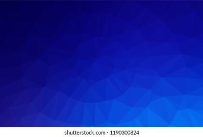 Light BLUE vector shining hexagonal pattern. A completely new color illustration in a vague style. The template can be used as a background for cell phones.