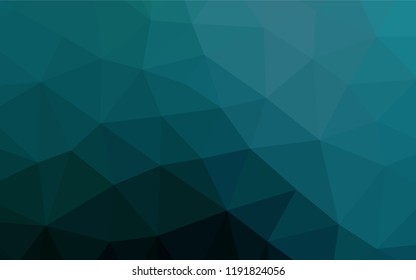 Light BLUE vector shining hexagonal background. Brand new colored illustration in blurry style with gradient. Brand new style for your business design.
