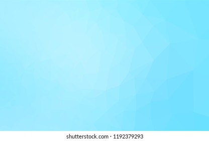 Light BLUE vector shining hexagonal background. An elegant bright illustration with gradient. A new texture for your design.