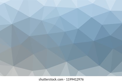 Light BLUE vector shining hexagonal background. Brand new colored illustration in blurry style with gradient. Brand new design for your business.