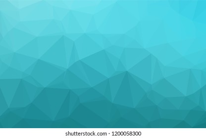 Light BLUE vector shining hexagonal template. Modern geometrical abstract illustration with gradient. A completely new design for your business.