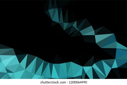 Light BLUE vector shining hexagonal pattern. An elegant bright illustration with gradient. Brand new design for your business.