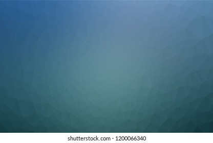 Light BLUE vector shining hexagonal template. Creative illustration in halftone style with gradient. The completely new template can be used for your brand book.