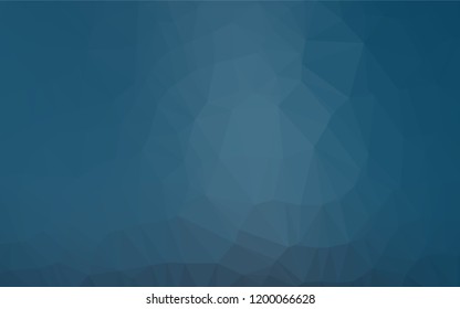 Light BLUE vector shining hexagonal template. A vague abstract illustration with gradient. The best triangular design for your business.