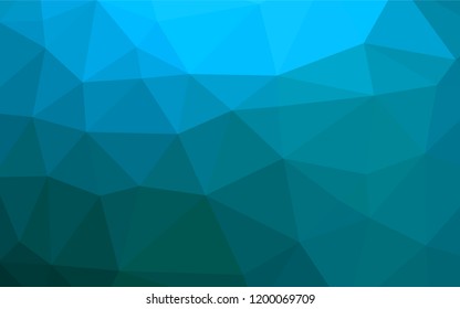 Light BLUE vector shining hexagonal pattern. Glitter abstract illustration with an elegant design. The elegant pattern can be used as part of a brand book.