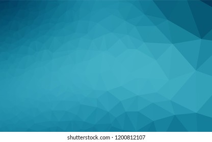 Light BLUE vector shining hexagonal pattern. Colorful illustration in abstract style with gradient. The elegant pattern can be used as part of a brand book.