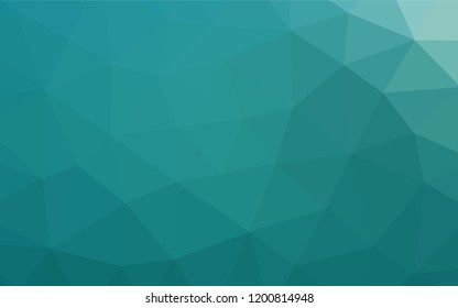 Light BLUE vector shining hexagonal background. An elegant bright illustration with gradient. The completely new template can be used for your brand book.