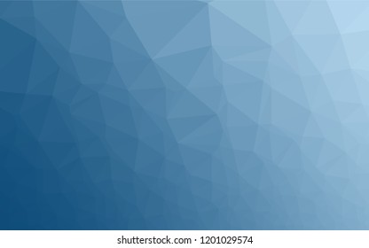 Light BLUE vector shining hexagonal template. An elegant bright illustration with gradient. A completely new design for your business.