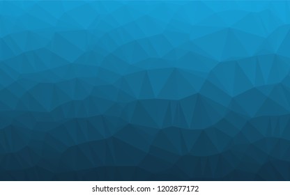 Light BLUE vector shining hexagonal background. A completely new color illustration in a vague style. A completely new template for your business design.