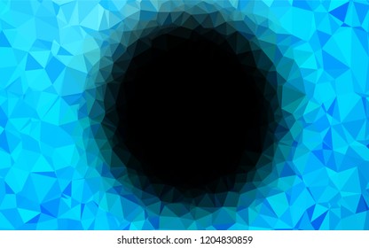 Light BLUE vector shining hexagonal background. Colorful illustration in abstract style with gradient. The template can be used as a background for cell phones.