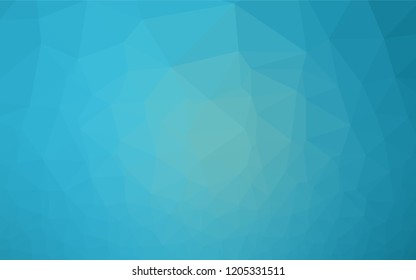 Light BLUE vector shining hexagonal template. An elegant bright illustration with gradient. The template can be used as a background for cell phones.