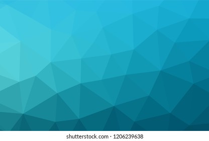 Light BLUE vector shining hexagonal template. An elegant bright illustration with gradient. The polygonal design can be used for your web site.