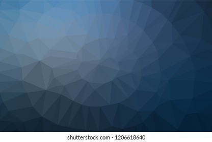 Light BLUE vector shining hexagonal pattern. Shining colored illustration in a Brand new style. A completely new design for your business.