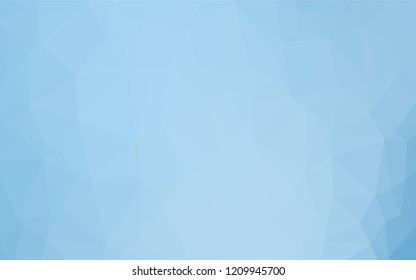 Light BLUE vector shining hexagonal pattern. Creative illustration in halftone style with gradient. The polygonal design can be used for your web site.