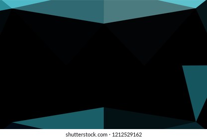 Light BLUE vector shining hexagonal background. Colorful illustration in abstract style with gradient. A new texture for your design.