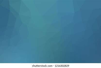 Light BLUE vector shining hexagonal pattern. Shining colored illustration in a Brand new style. The elegant pattern can be used as part of a brand book.