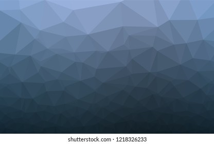 Light BLUE vector shining hexagonal template. Brand new colored illustration in blurry style with gradient. A completely new template for your business design.