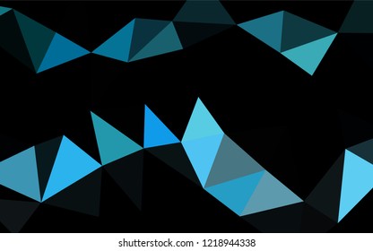 Light BLUE vector shining hexagonal template. An elegant bright illustration with gradient. The completely new template can be used for your brand book.