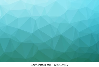 Light BLUE vector shining hexagonal template. An elegant bright illustration with gradient. A completely new design for your business.