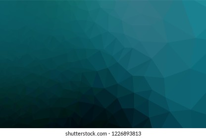 Light BLUE vector shining hexagonal template. Brand new colored illustration in blurry style with gradient. The template can be used as a background for cell phones.