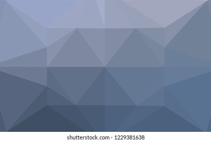 Light BLUE vector shining hexagonal pattern. Colorful illustration in abstract style with gradient. The completely new template can be used for your brand book.