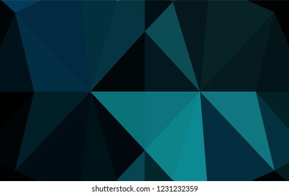 Light BLUE vector shining hexagonal background. Colorful illustration in abstract style with gradient. A new texture for your design.
