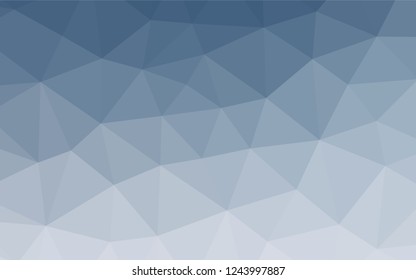 Light BLUE vector shining hexagonal background. Shining colored illustration in a Brand new style. A completely new template for your business design.