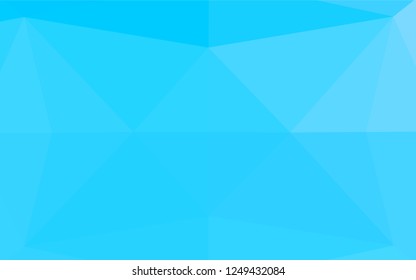 Light BLUE vector shining hexagonal background. Brand new colored illustration in blurry style with gradient. The polygonal design can be used for your web site.