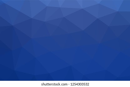 Light BLUE vector shining hexagonal template. Modern geometrical abstract illustration with gradient. A completely new design for your business.
