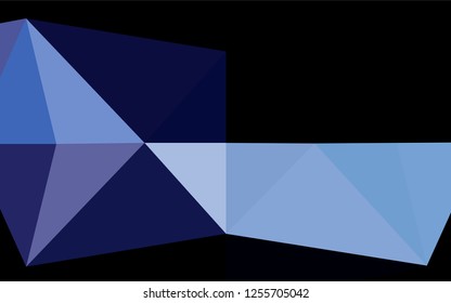 Light BLUE vector shining hexagonal pattern. Glitter abstract illustration with an elegant design. The textured pattern can be used for background.