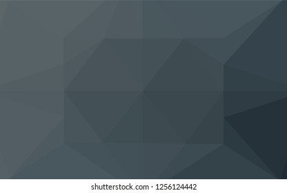 Light BLUE vector shining hexagonal template. Modern geometrical abstract illustration with gradient. The best triangular design for your business.