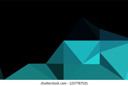 Light BLUE vector shining hexagonal background. Modern geometrical abstract illustration with gradient. The elegant pattern can be used as part of a brand book.